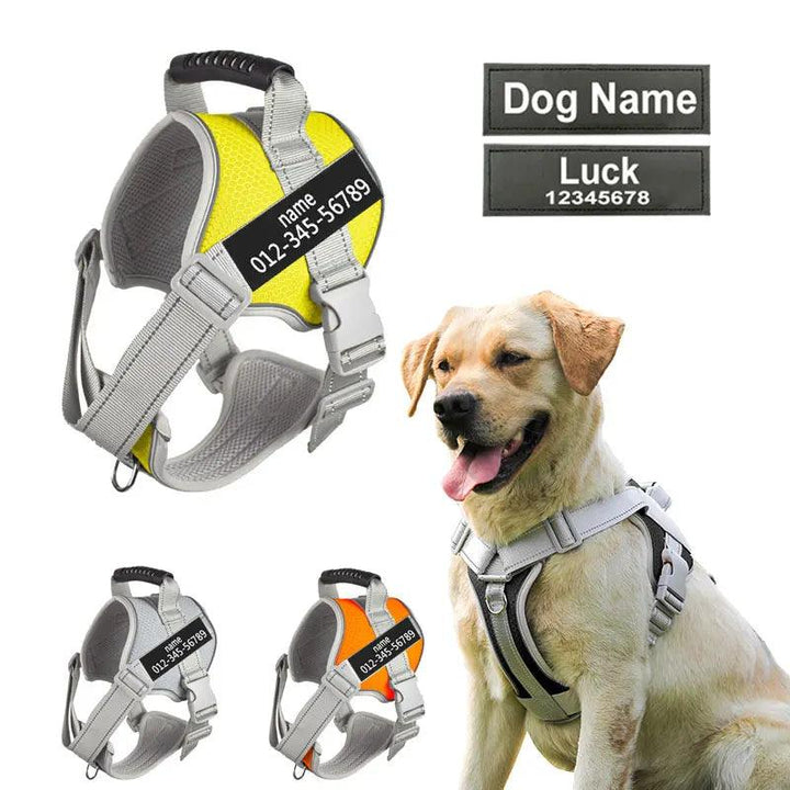 Customized Name Dog Harness - themiraclebrands.com