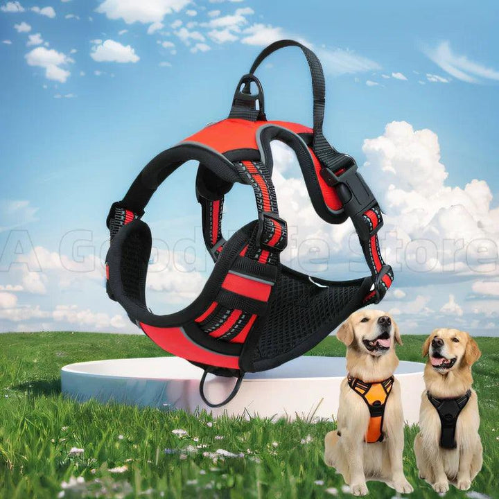 Reflective Dog Harness with Handle - themiraclebrands.com