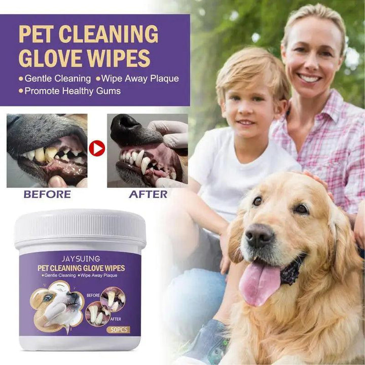 Pet Dental Wipes - Gentle Dental Care - themiraclebrands.com