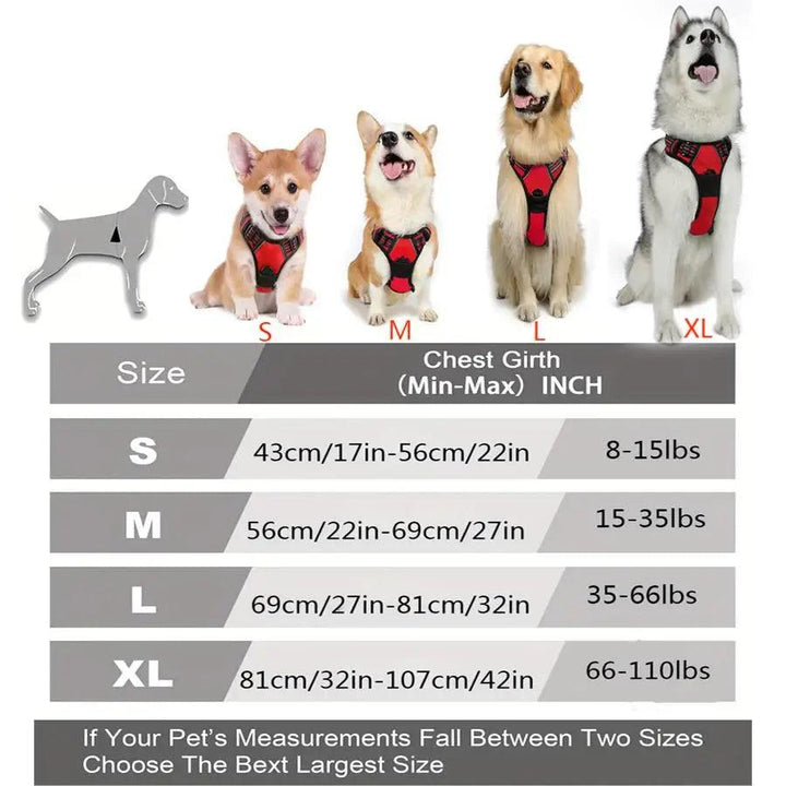 Reflective No Pull Dog Harness - themiraclebrands.com