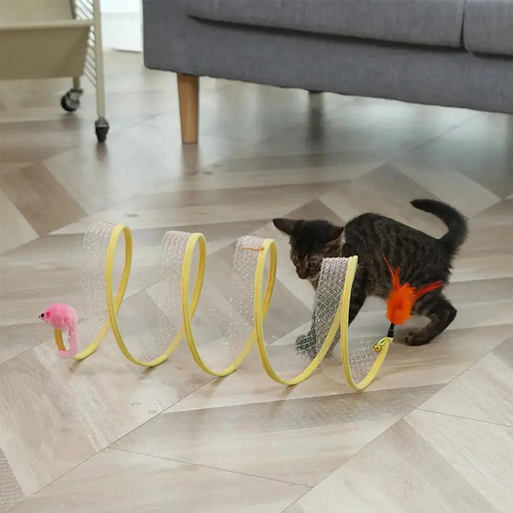 Folded Cat Tunnel Toy - themiraclebrands.com