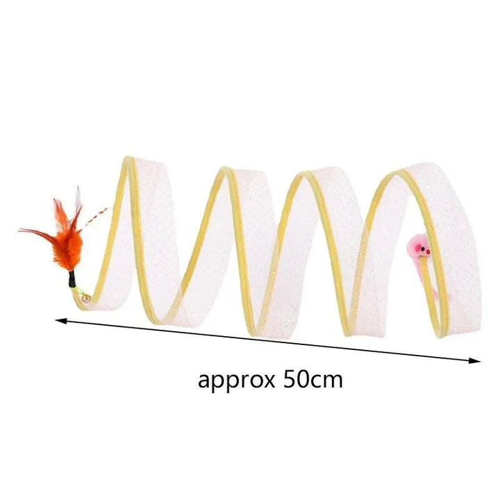 Folded Cat Tunnel Toy - themiraclebrands.com