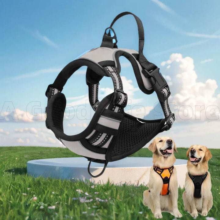 Reflective Dog Harness with Handle - themiraclebrands.com