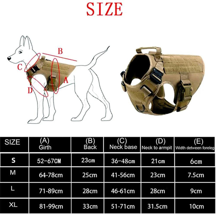 K9 Tactical Military Vest for Dogs - themiraclebrands.com