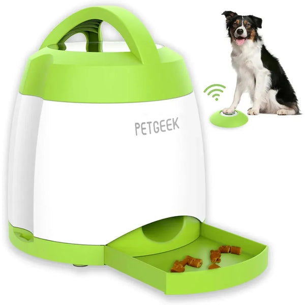 Interactive Automatic Dog Treat Dispenser - Puzzle Feeder Toy