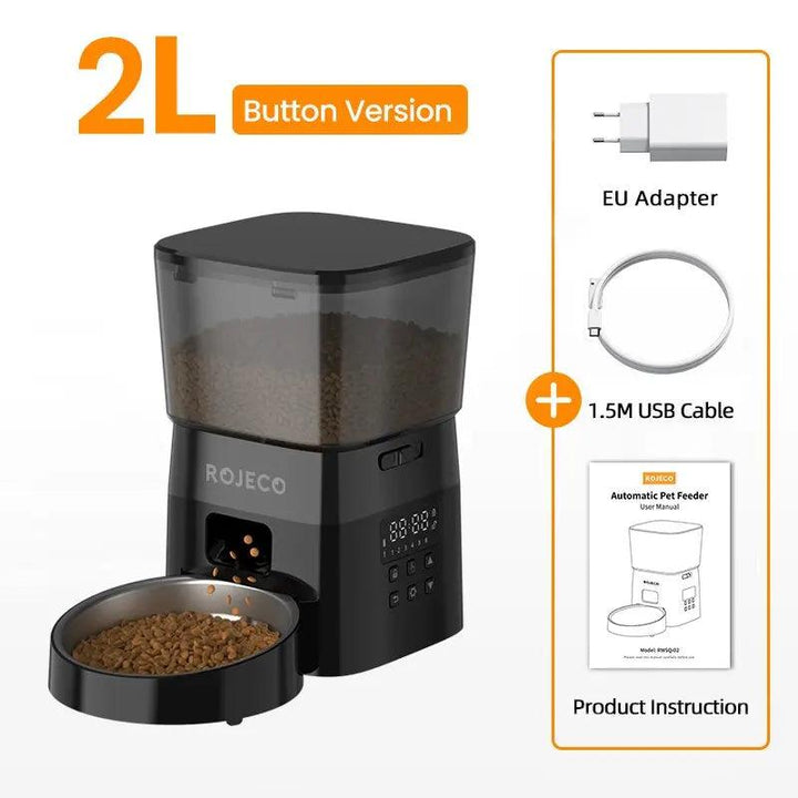 Automatic Pet Feeder Button Version - themiraclebrands.com