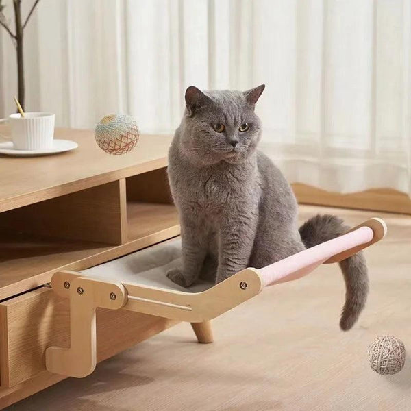 Wooden Cat Hammock - themiraclebrands.com