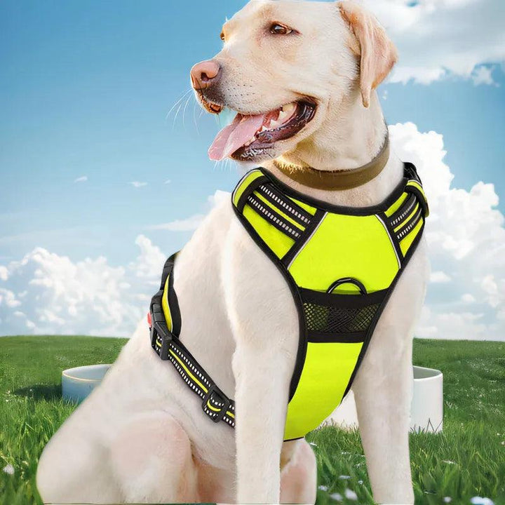 Reflective Dog Harness with Handle - themiraclebrands.com