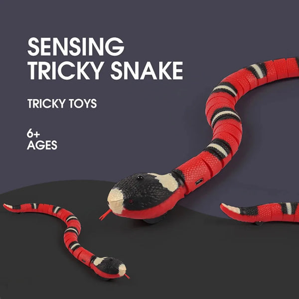 Rechargeable Smart Sensor Snake Toy for Cats & Dogs