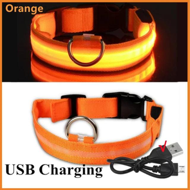 Adjustable LED Glowing Dog Collar - themiraclebrands.com