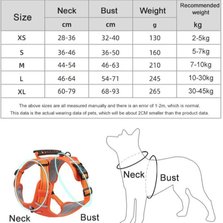 Reflective Adjustable Pet Harness - themiraclebrands.com