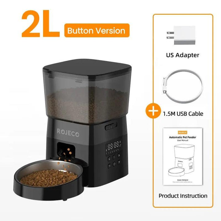 Automatic Pet Feeder Button Version - themiraclebrands.com