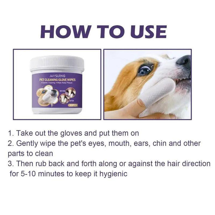 Pet Dental Wipes - Gentle Dental Care - themiraclebrands.com