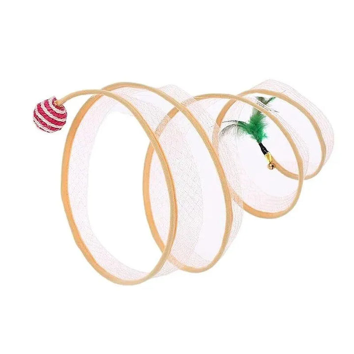 Folded Cat Tunnel Toy - themiraclebrands.com