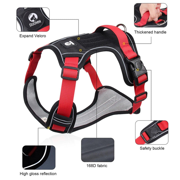 Dog Harness Reflective Tactical Vest - themiraclebrands.com