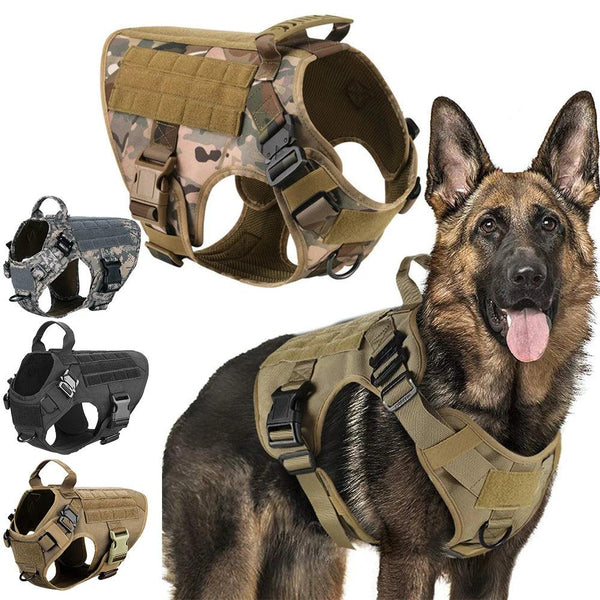 PETRAVEL Military Tactical Dog Harness Set - themiraclebrands.com