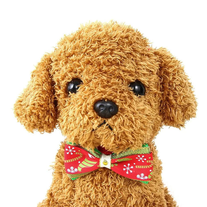 Adjustable Christmas Bowknot Collar for Dog Grooming - themiraclebrands.com