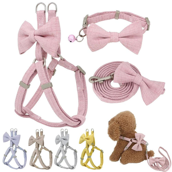 Adjustable Harness Leash Collar Set - themiraclebrands.com