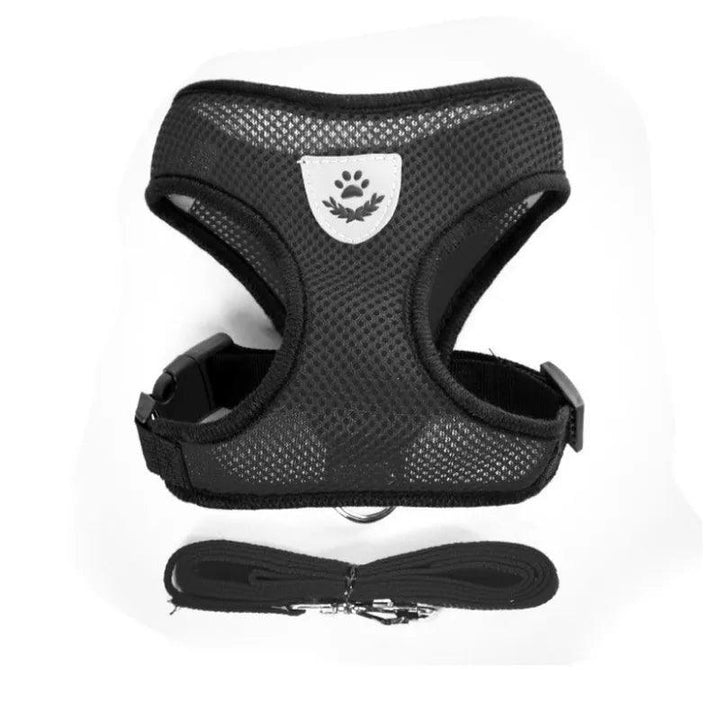 Adjustable Vest Harness with Lead Leash - themiraclebrands.com