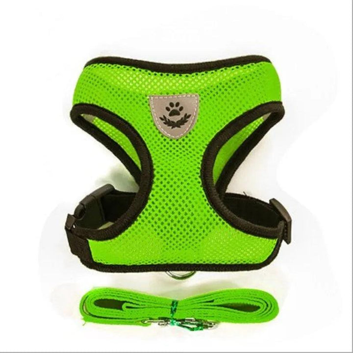 Adjustable Vest Harness with Lead Leash - themiraclebrands.com