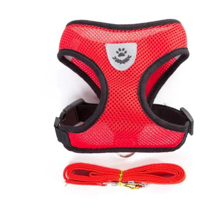 Adjustable Vest Harness with Lead Leash - themiraclebrands.com