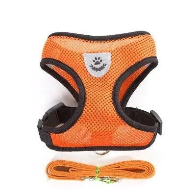 Adjustable Vest Harness with Lead Leash - themiraclebrands.com