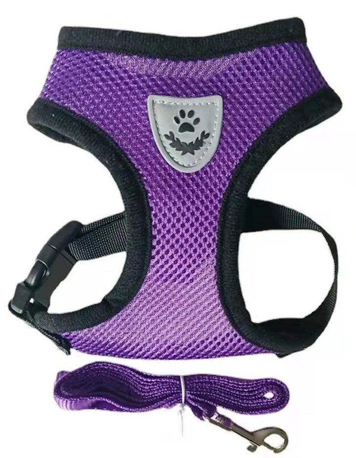 Adjustable Vest Harness with Lead Leash - themiraclebrands.com