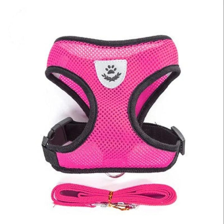 Adjustable Vest Harness with Lead Leash - themiraclebrands.com