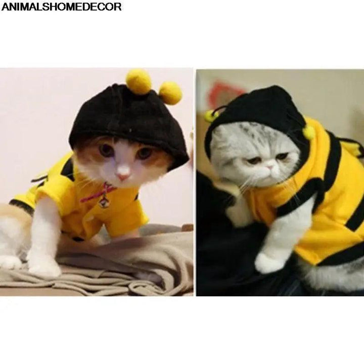 Adorable Bee-Themed Soft Fleece Pet Clothes - themiraclebrands.com