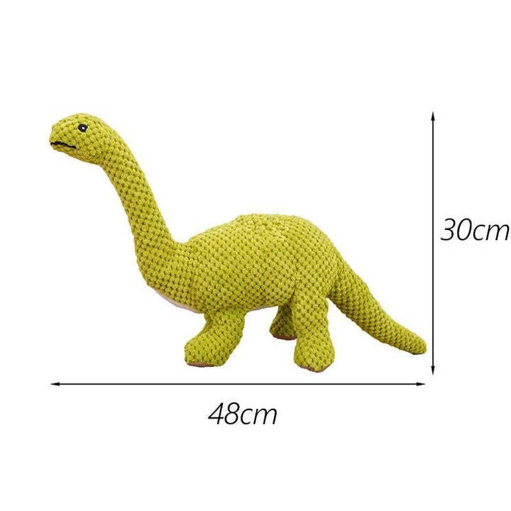 Adorable Plush Dinosaur Squeaky Dog Toy - themiraclebrands.com