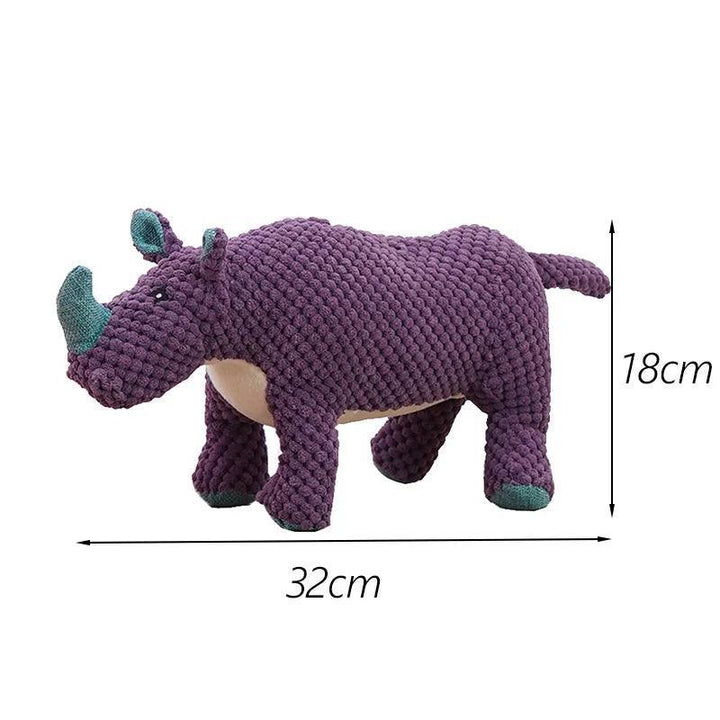 Adorable Plush Dinosaur Squeaky Dog Toy - themiraclebrands.com