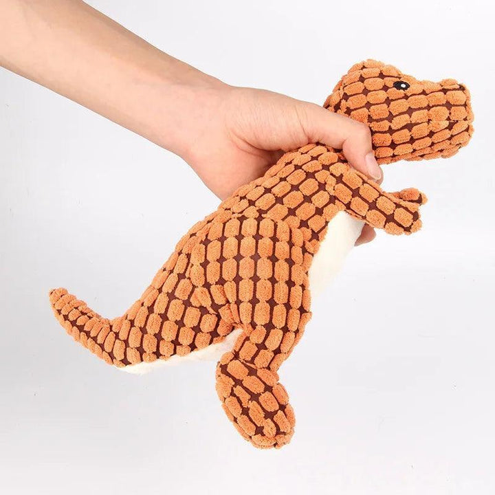 Adorable Plush Dinosaur Squeaky Dog Toy - themiraclebrands.com