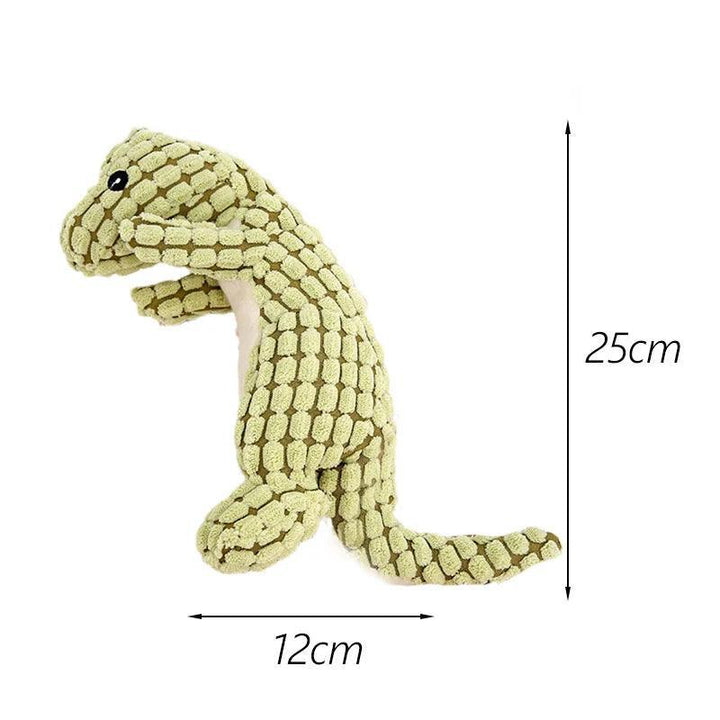 Adorable Plush Dinosaur Squeaky Dog Toy - themiraclebrands.com