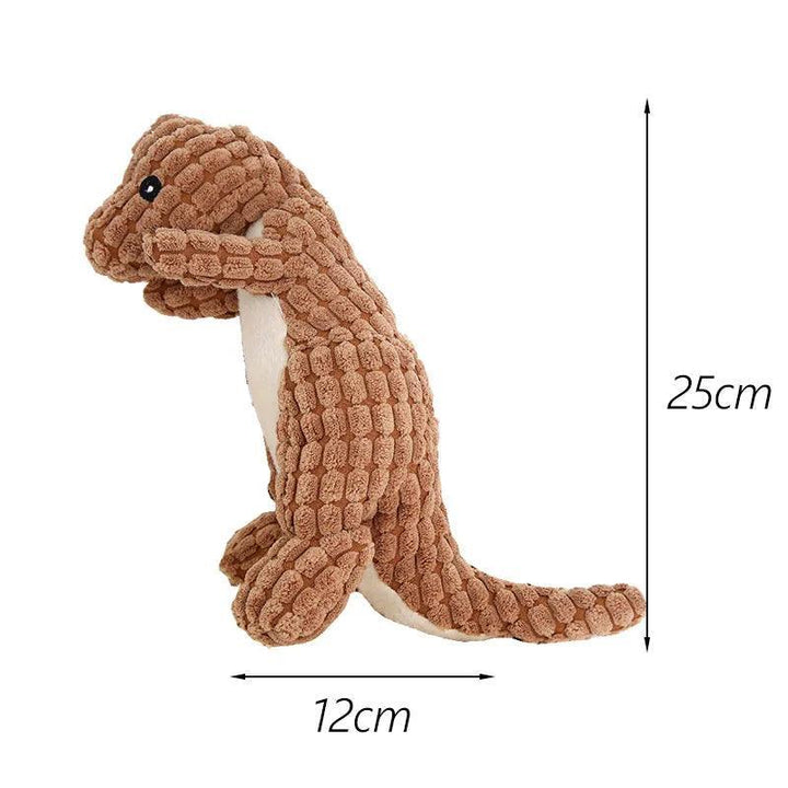 Adorable Plush Dinosaur Squeaky Dog Toy - themiraclebrands.com