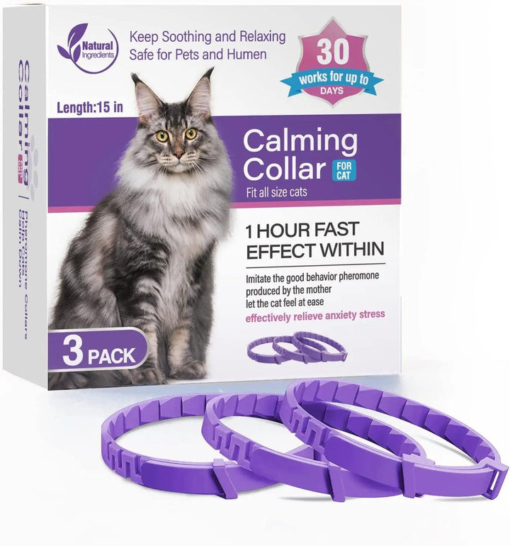 Anxiety-Relief Calming Pheromone Collars - themiraclebrands.com