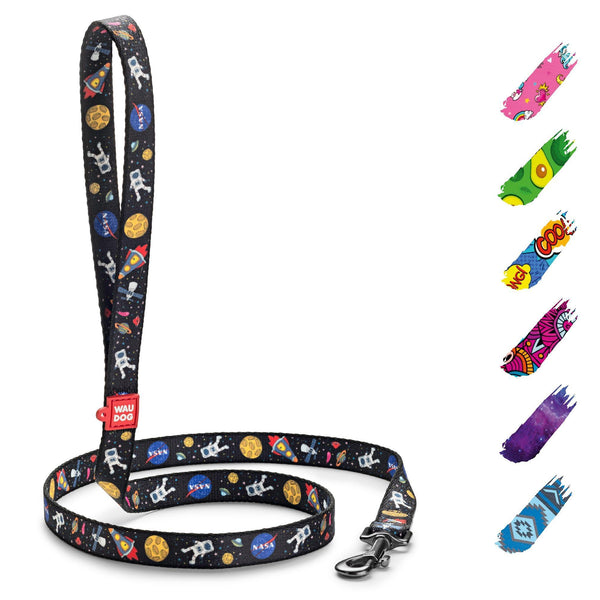 WAUDOG Nylon Dog Leash 4Ft – Durable Lead for Small & Medium Dogs