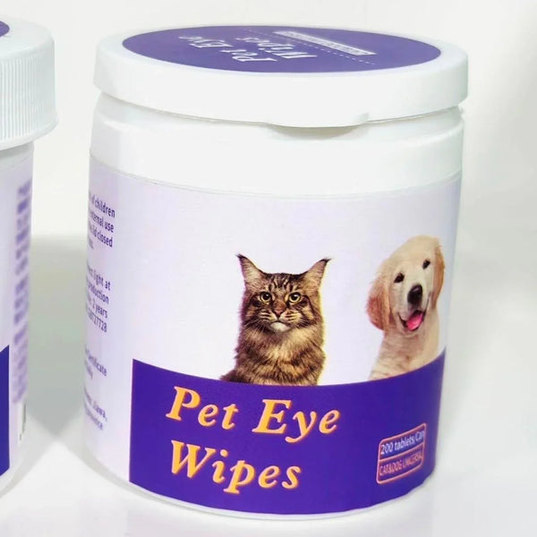 3-in-1 Pet Finger Dental Wipes for Dogs & Cats – 50 Count  Teeth, Eyes & Ear Cleaning
