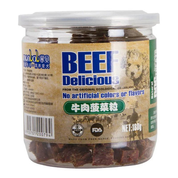 Beef Flavor Dog Snacks 180g - themiraclebrands.com