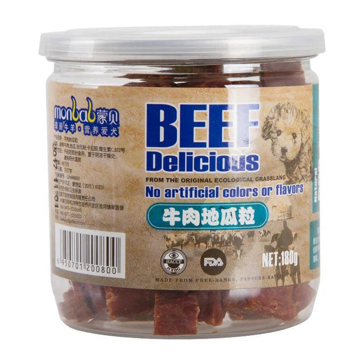 Beef Flavor Dog Snacks 180g - themiraclebrands.com