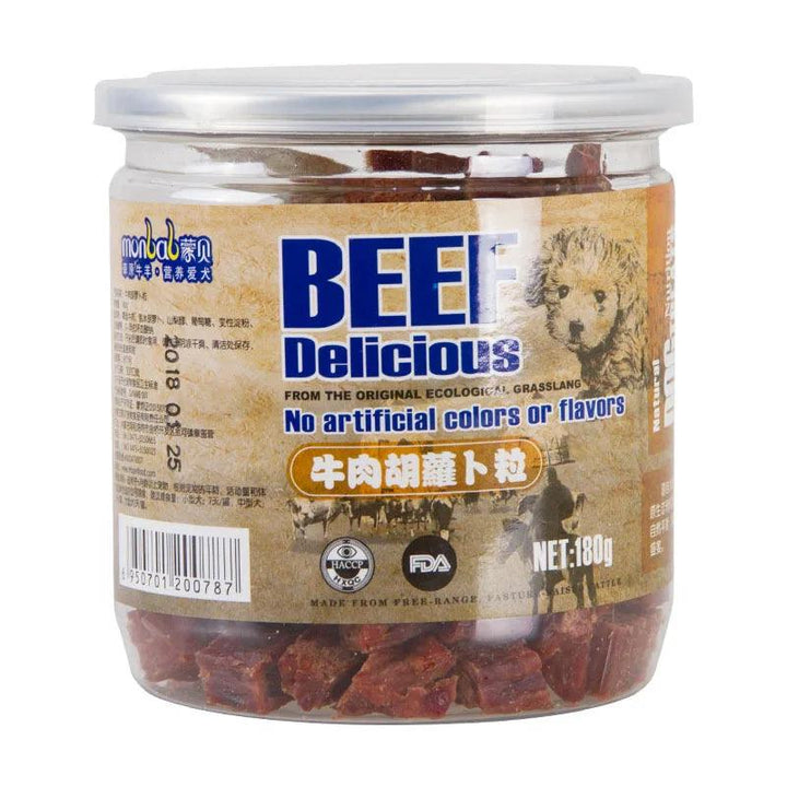 Beef Flavor Dog Snacks 180g - themiraclebrands.com