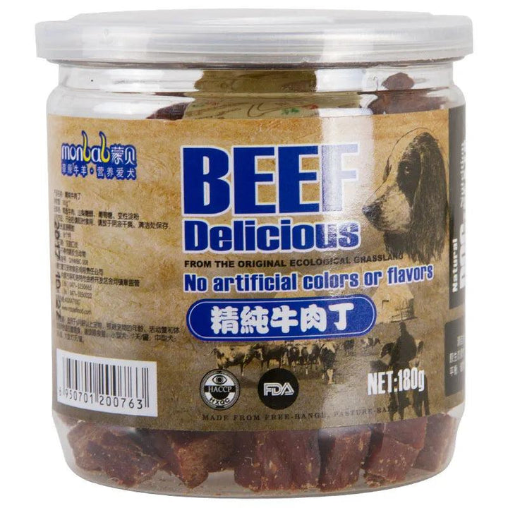 Beef Flavor Dog Snacks 180g - themiraclebrands.com