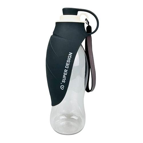 Portable Pet Dog Water Bottle 580ml Silicone Leaf Travel Bowl - themiraclebrands.com