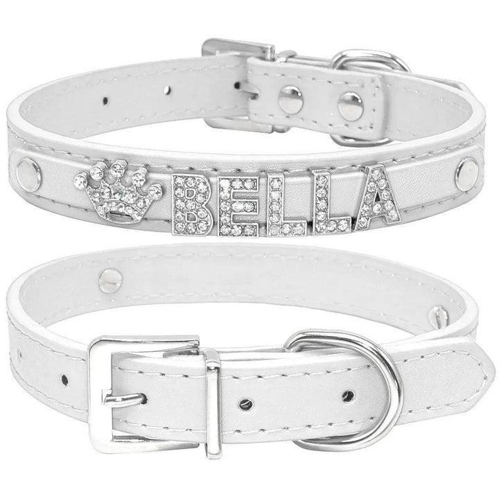 Bling Rhinestone Personalized Pet Collars - themiraclebrands.com