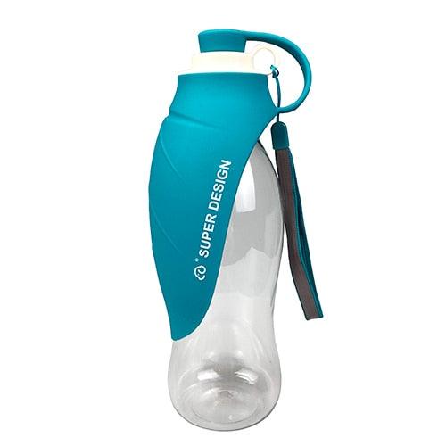 Portable Pet Dog Water Bottle 580ml Silicone Leaf Travel Bowl - themiraclebrands.com