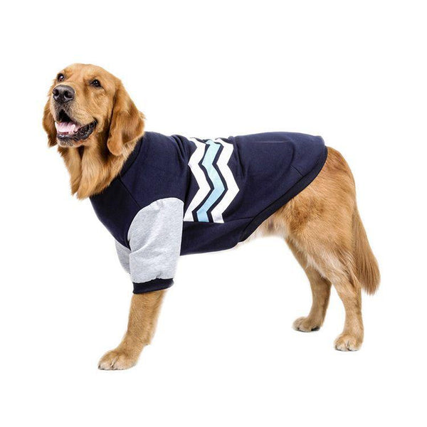 Cotton Big Dog Wave Sweater - Pet Leisure Sweater - themiraclebrands.com