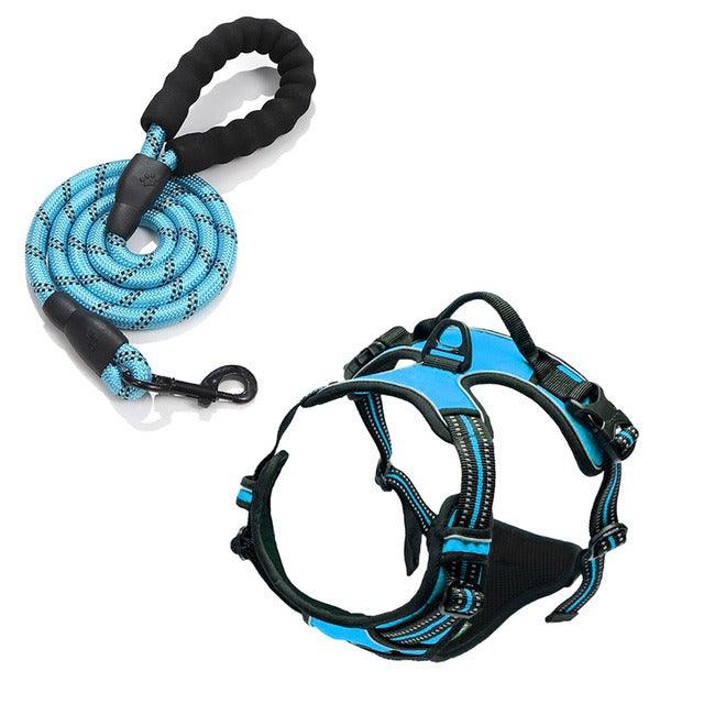 Pet Dog Chest Strap Vest with Explosion-Proof Buckle Traction Rope - themiraclebrands.com