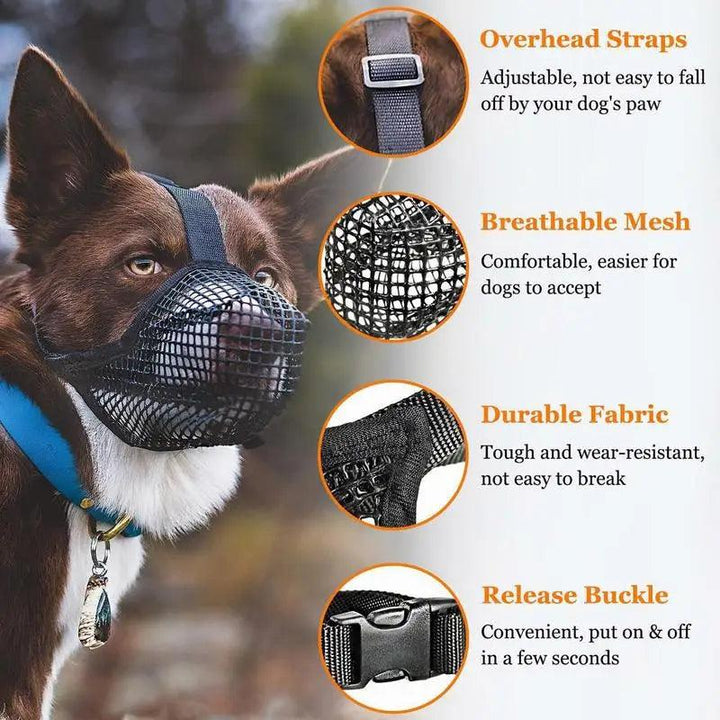 Breathable Dog Muzzle Anti-Bark&Bite - themiraclebrands.com