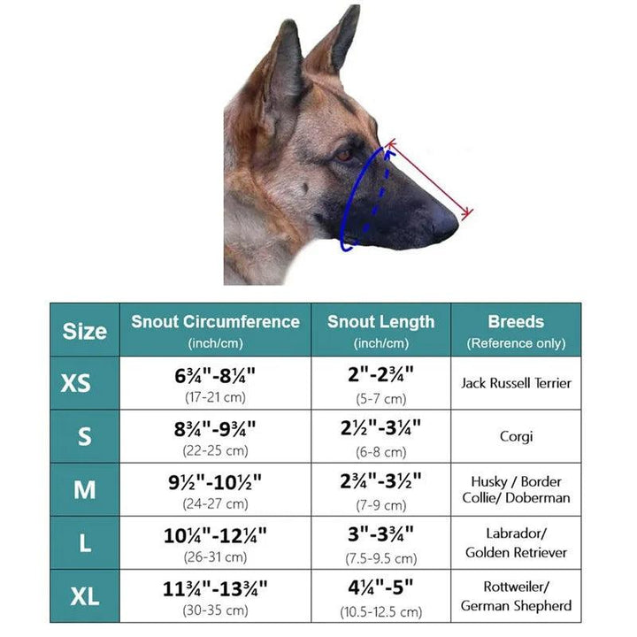 Breathable Dog Muzzle Anti-Bark&Bite - themiraclebrands.com