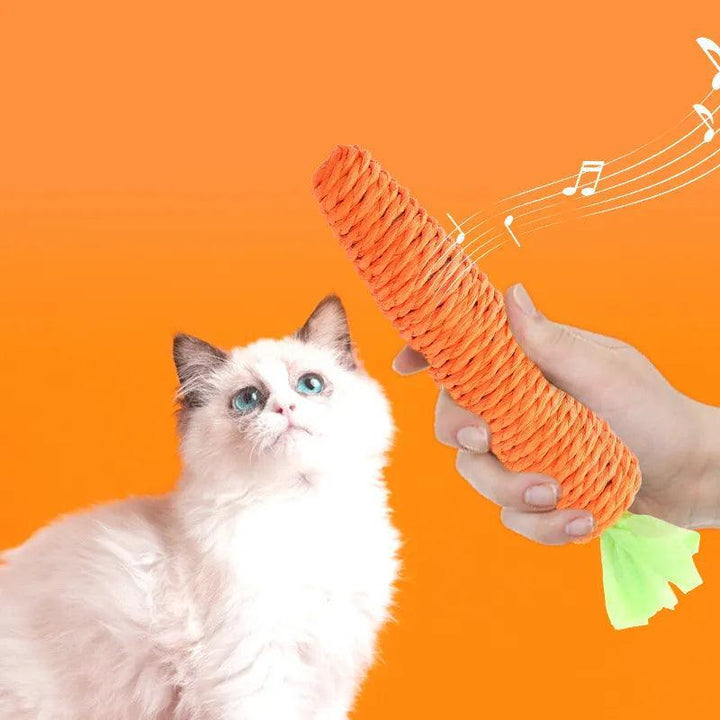 Carrot Paper Rope Chew Toy - themiraclebrands.com