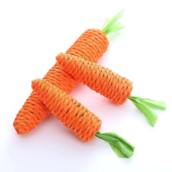 Carrot Paper Rope Chew Toy - themiraclebrands.com